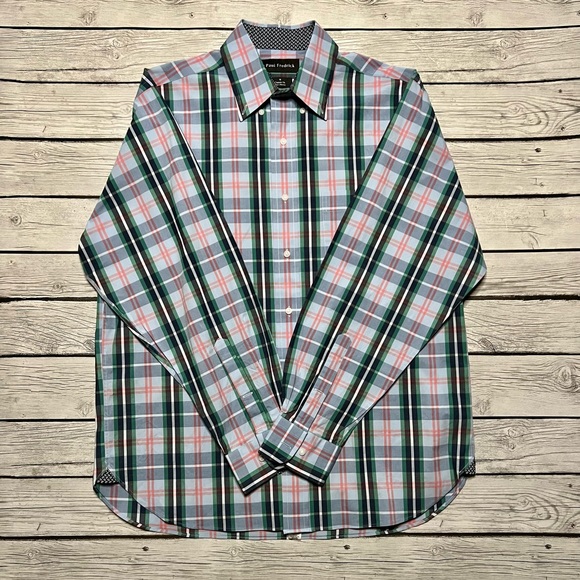 Paul Fredrick Long Sleeve Dress Shirt Classic Fit - Picture 1 of 2